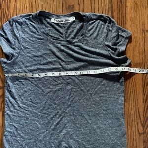 Michael stars viscose blend Heather gray T-shirt medium